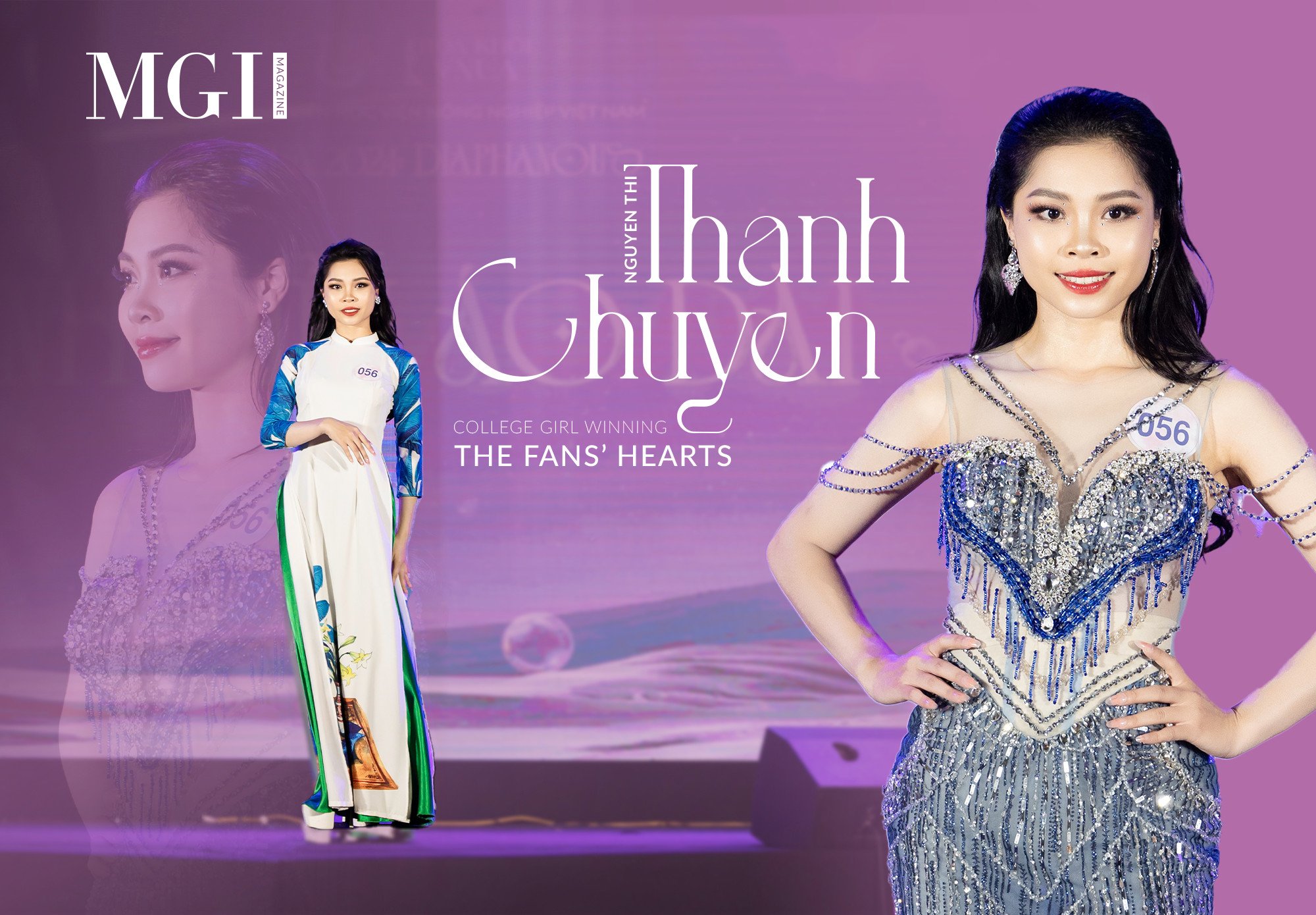 Nguyen Thi Thanh Chuyen - VNUA college girl winning the fans’ hearts